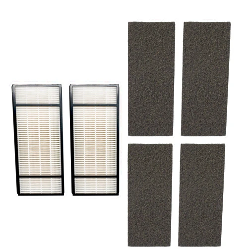 Fette Filter - Air Purifier Filter and Pre-Filter Compatible with Honeywell True HEPA Filter H HRF-H1, HRF-H2 & Filter B HRF-B1, HRF-B2 -(2 HEPA and 4 Pre-Filters)