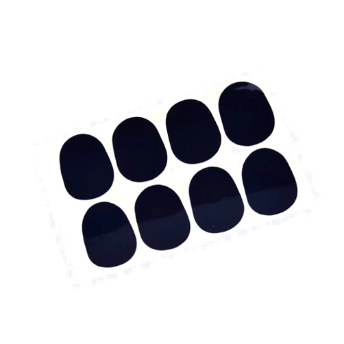 KERREY 8pcs Alto/Tenor Saxophone Sax Mouthpiece Patches Pads Cushions 0.5mm Rubber Clarinet Mouthpiece Pads Saxophone Instrument Accessory