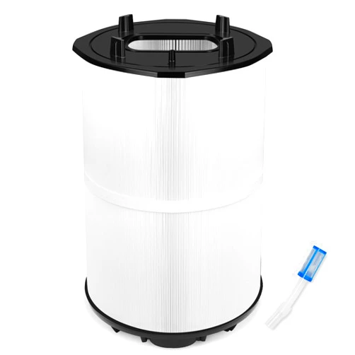 SDEAUP 27002-0150S Pool Filter Replacement, Compatible with Sta-Rite System 2 Model PLM150 Modular Media Pool and Spa D.E. Cartridge Filter, with 24800-0121 Air Bleed Assembly, 150 sq. ft, Polyester