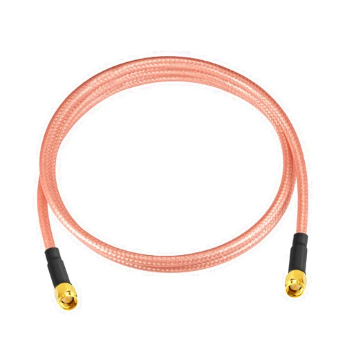 Eightwood SMA Male to SMA Male Cable RG400 Low Loss Coax 3 Feet for 4G LTE Antenna, WiFi Antenna, Wireless Router, Ham Radio