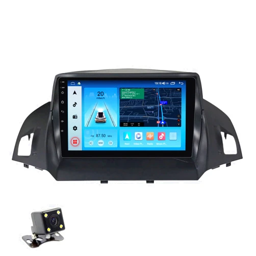 FELLOSTAR Android Touch Screen for Ford Escape Radio 2012-2019 Stereo with Carplay & Android Auto 8-Core 8+128G 9 Inches Head Unit Bluetooth/GPS/SWC/AM/FM/5G