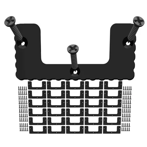 NyVoozy 30PCS For Milwaukee Packout Cleats, Cleat 'n' Feet Cleats Compatible with For Milwaukee Packout System, MountTool Box Storage System Anywhere (BLACK)
