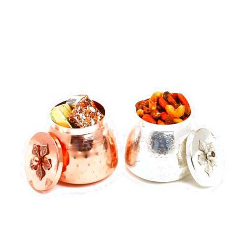 Jaiccha Ghasitaram Metal Barni of Assorted Bites and Mix Dryfruits|Gift for Diwali Gifts,Holi,Rakhi,Valentine,Christmas,Birthday,Anniversary,Her,Him|