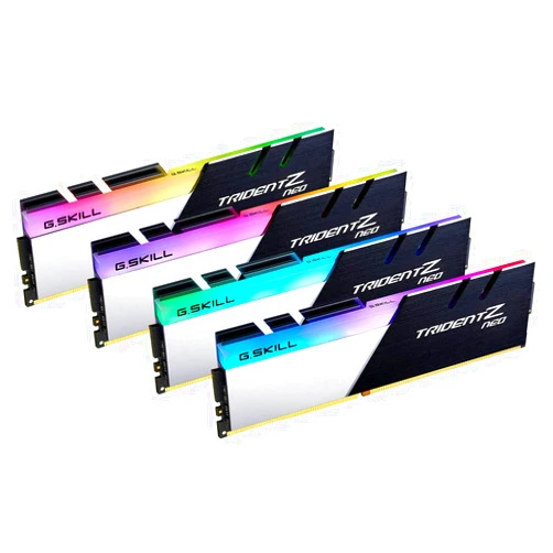 G.SKILL Trident Z Neo Series (Intel XMP) DDR4 RAM 128GB (4x32GB) 3200MT/s CL16-18-18-38 1.35V Desktop Computer Memory UDIMM (F4-3200C16Q-128GTZN)