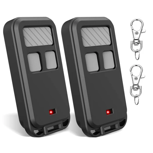 Oraneyun 890MAX Garage Door Opener Remote, 2 Replacement for LiftMaster/Chamberlain/Craftsman, Universal 3-Button Garage Door Opener Remote with Mini Key Chain for Purple Red Yellow Orange Green Learn Buttons