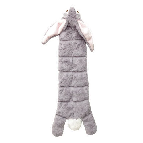 SPOT Skinneeez Tons-O-Squeakers Rabbit Dog Toy - with 19 Squeakers for Tons-O-Fun! Stuffing-Free Design is Great for Moderate Chewers, Tug Toy for Medium to Large Puppies & Dogs - 20in Color May Vary