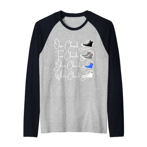 Chucks and Pearls Teachers Melanin Divine Nine Chucks and Pearls Divine Nine Black Girl Magic Blue White Raglan Baseball Tee