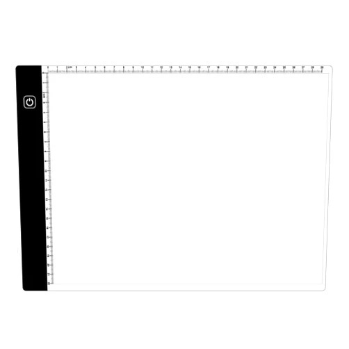 Enjoy Home R.S. A4 LED Light Box 3 Adjustable Brightness Copy Pad Drawing Tracing Light Board, Ultra-Thin Power by USB Cable, for Diamond Painting,Sketching, Animation, Stenciling