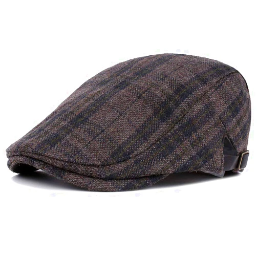 Fasbys Newsboy Cap Hat Mens Ivy Cabbie Hunting Hats Vintage Peak Golf Hat Flat Driving Cap
