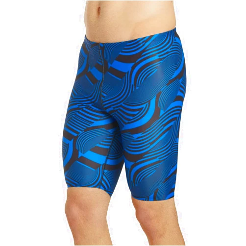 ISwim Men's Lite Swimsuit Jammer, UPF 50+ Sun Protection, Durable Polyester Spandex, Adjustable Drawstring Waist