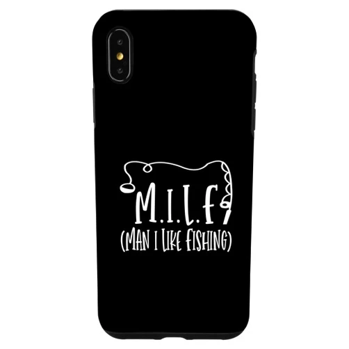 Angler Fischer Anglersprüche Rute Hecht Zander Aal iPhone XS Max MILF Man I Love Fishing Fishing Fishing Line Fishing Case