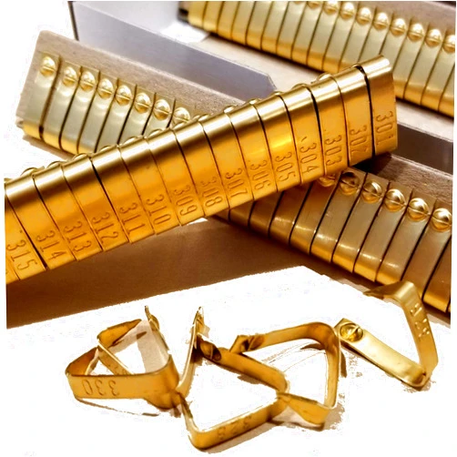 Pinnon Hatch Farms Custom Stamped Brass Jiffy Chicken Wing Bands
