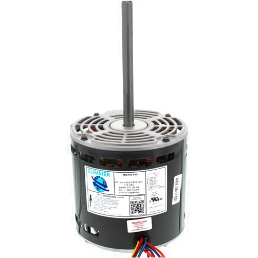 ClimaTek K55HXEFD-7277 - ClimaTek Upgraded Furnace Blower Motor 3/4 HP 1075 RPM 115V Replaces USMotors