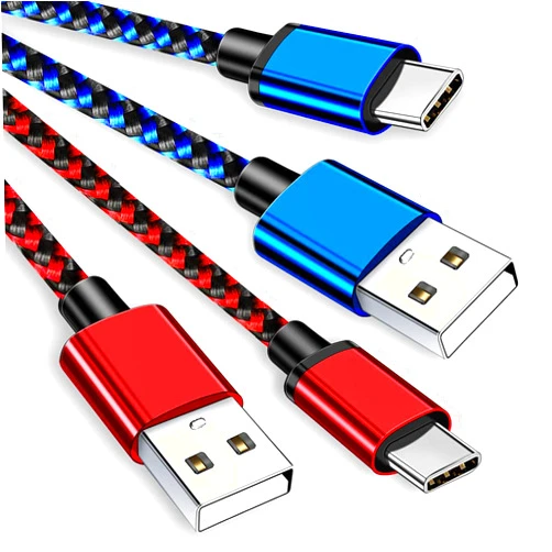 MYCKUU 2Pack 10ft USB Type-C Rapid Charger Cable Long Cord for Samsung Galaxy S20 Ultra/S10E/A10E/S10/S10+/S9/S9+/S8/S8+, Note/10/9/8/Pro, LG G5 G6 G7 G8 Stylo 4/5 Thinq V20 V30 V40 V50, Moto USB-C Device