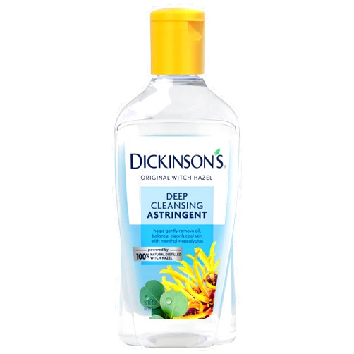 Dickinson's Original Witch Hazel Deep Cleansing Astringent | 100% Natural Distilled Witch Hazel | Clears Pores | Removes Impurities, Makeup, Excess Oil | 16 Fl Oz