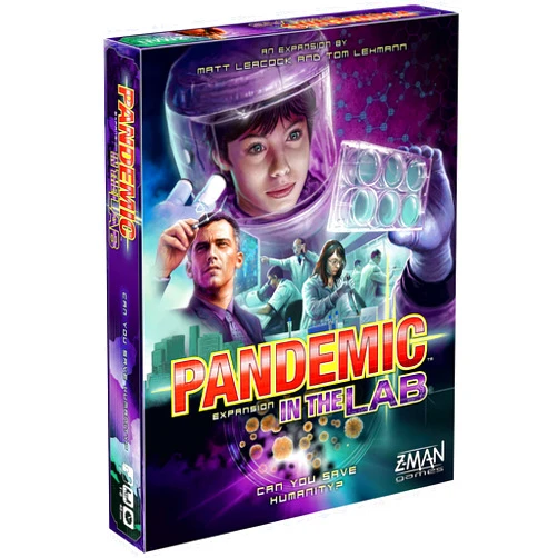 Z-Man Games Pandemic in the Lab Board Game EXPANSION | Family, Strategy, Cooperative Board Game | Ages 8+ | 1 to 6 players | Average Playtime 45 minutes | Made by Z-Man Games