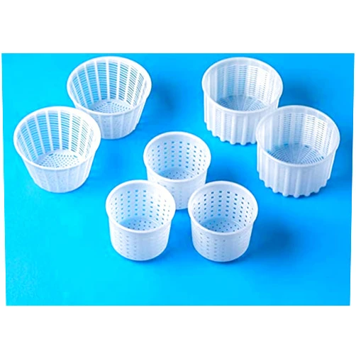 QG group 7 items Cheese making kit | Variouse cheese molds 0.25-0.6 kg for soft cheeses (7). Cheesemaking from Cow and Goat Milk. Cheese making supplies