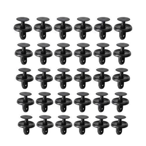 Mandark 30PCS Engine Under Cover Push-Type Retainer Clips, Engine Splash Shield Fender Liner Trunk Lid Trim for OEM#90467-07201 Replacement Fasteners, Universal for Most Cars