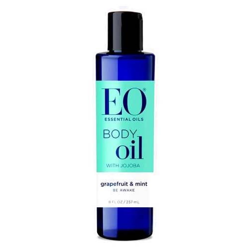 EO Grapefruit And Mint Body Oil With Jojoba, 8 FZ