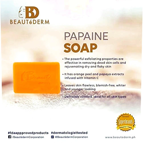 Beautederm Beautéderm Papaine Soap 2 for $20 0.0705 Ounce
