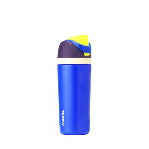 Owala Kids FreeSip Insulated Stainless Steel Water Bottle with Straw for Sports, Travel, and School, BPA-Free Sports Water Bottle, 16 oz, Celestial Sphere