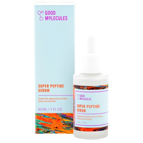 Good Molecules Super Peptide Serum - Anti-aging Facial Serum with Peptides and Copper Tripeptides to Plump and Firm - Water-Based Skincare for Face