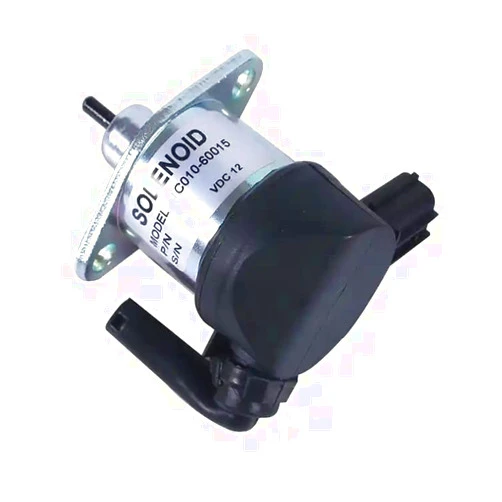 Zachager 1C010-60016 1C010-60015 1C010-60017 Fuel Shut Off Solenoid Valve 12V for Kubota M105S M105X M6800 M8200 M8540 M9000 M9540 M95S M95X Engine Stop Solenoid Valve