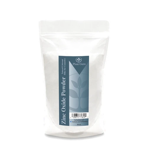 Plant Guru Zinc Oxide Powder 1 lb. Non-Nano, Uncoated, 100% Pure USP Pharmaceutical Grade. Great for DYI Soap Making, Sunscreen, Sunblock, Deodorant, Baby Diaper Rash Ointment and Acne Cream.