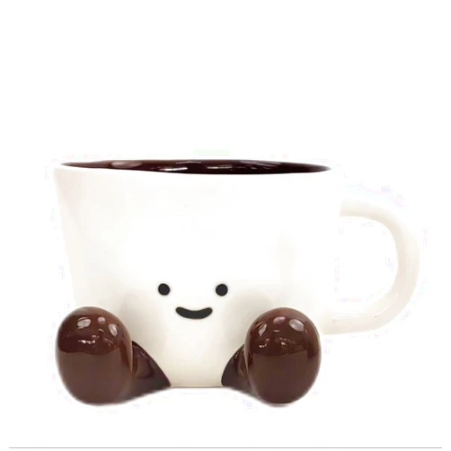 HCKCVBDDG Jelly Cat Creative Ceramic Cup Mug Coffee Cup For Holiday Gifts(COLOR 2 1PC)
