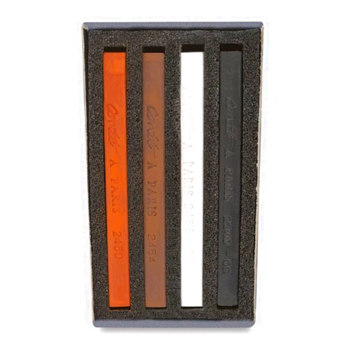 Conté à Paris Crayons - Sketching Colors, Matchbox Set, Set of 4