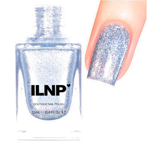 ILNP Cosmetics, Inc. ILNP Snowkissed - Pale Icy Blue Ultra Metallic Nail Polish
