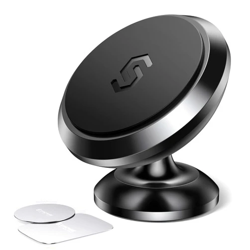 SYNCWIRE Magnetic Car Phone Holder for Dashboard, Cell Phone Car Kits, 360° Adjustable Magnet Cell Phone Mount Compatible with iPhone, Samsung, LG, GPS, Mini Tablet and More
