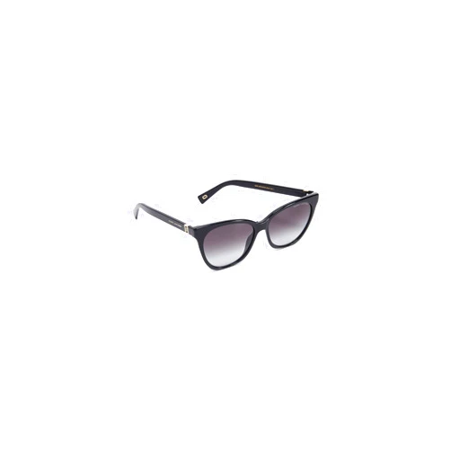 Marc Jacobs Women's Marc 336/S Cat Eye Sunglasses, Black/Gray Shaded, 56mm, 16mm