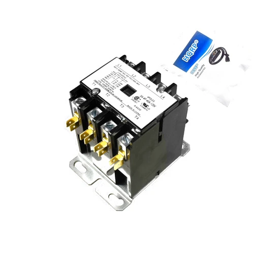 HQRP 4-Pole 40 Amp Coil 120-Volt AC Contactor Definite Purpose Relay Compatible with C25ENF440A 42CF25AFBBZ CR353AD4BA1 3100Y40T10999, UL Listed