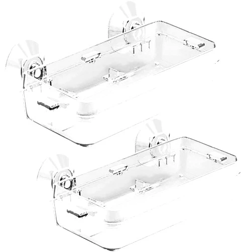 Tfwadmx 2 Pcs Chameleon Bowl, Reptile Feeding Food, Water Dish Gecko Worm Feeder Anti-Escape Chameleon Supplies Accessories for Lizard Bearded Dragon Snakes