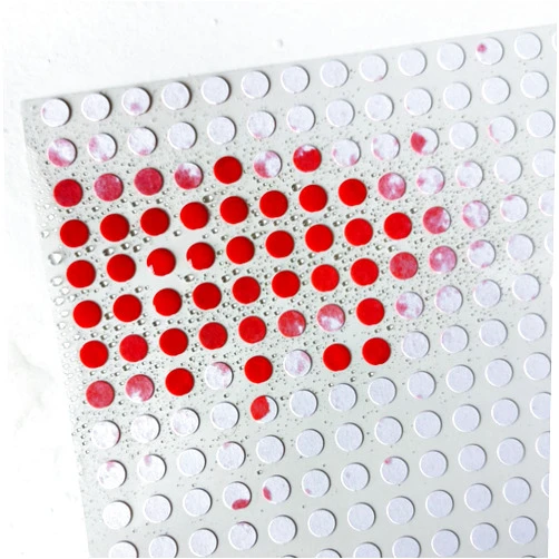 TLK&FBB 620pcs 0.24 inch Dot Water Sensitive Sticker Turn Red When Got Wet Device Potential Damage Indicator Warranty Void Instruction Liquid Sensor Label