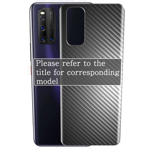 Puccy 2 Pack Back Protector Film, Compatible with YUPITERU YGW-Putt Black Carbon TPU Guard Cover （ Not Tempered Glass/Not Front Screen Protectors） New