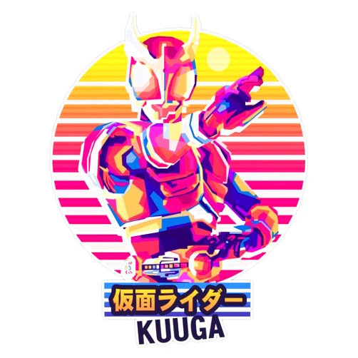 LAD Studio Kamen Rider Kuuga Window Bumper Sticker Decal 5