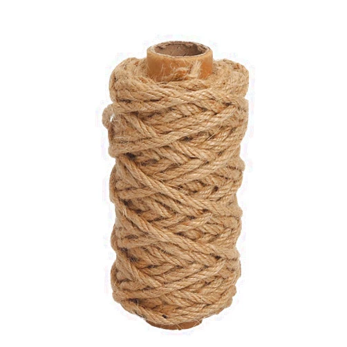 Tenn Well Strong Natural Jute Twine, 4mm Thick 66 Feet Long Jute String Rope Roll for Garden, Arts & Crafts, Home Decor, Packaging