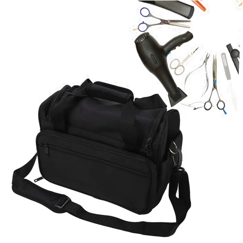 Sonew Hairdressing Tools Bag, Portable Salon Barber Handbag Makeup Cosmetics Tools Bag Scissors Comb Holder Bag Hairstyling Case Large capacity Hair Stylist Organizer for Equipment,