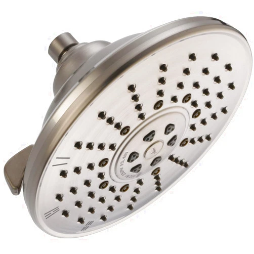 Delta Faucet 3-Spray Touch-Clean Shower Head, Stainless 52680-SS, 0.5