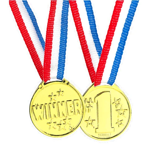 DelightBox Winner award medals - 72 pc bulk wholesale lot
