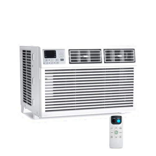 R.W.FLAME 8000 BTU Air Conditioner Window for Bedroom, 2 in 1 Window AC unit, Fast Cooling Up to 350 Sq.Ft. Thermostat Control/Energy Saving/Washable Filter