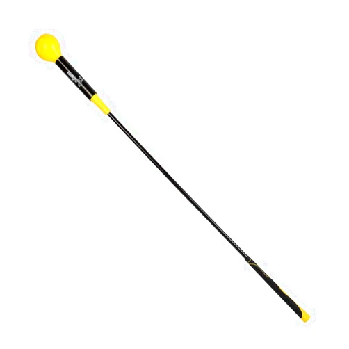 Yooan Golf Swing Trainer, Golf Training Aids Warm-Up Stick for Strength and Tempo Training Golf Practice Tool - 40/48 Inches Yellow 40