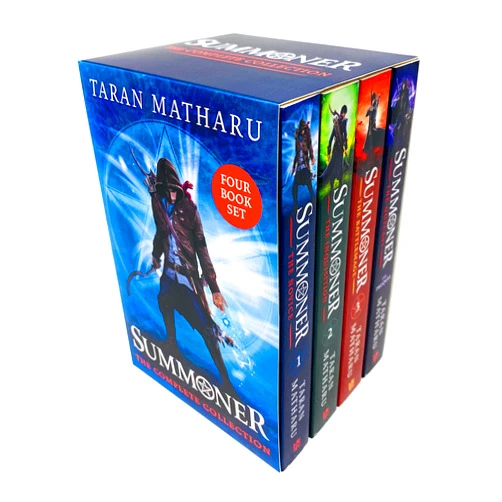 By Taran Matharu (Author) Summoner The Complete Collection 4 Books Box Set by Taran Matharu (The Novice, The Inquisition, The Battlemage & The Outcast)