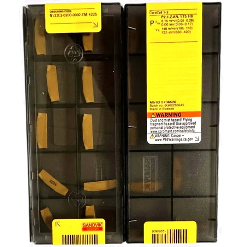 Generisch N123E2-0200-0002-CM 4225 Carbide Blades Pack of 10
