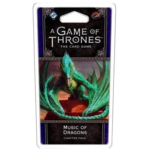 Fantasy Flight Games A Game of Thrones LCG Second Edition: Music Of Dragons EXPANSION CHAPTER PACK | Strategy Board Game | A Living Card Game By Fantasy Flight Games