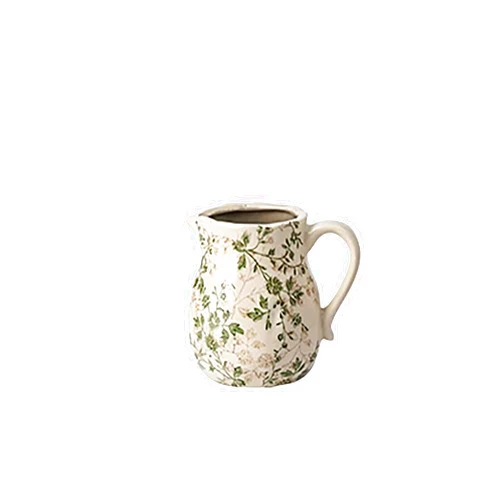 Alizonica Simple Green Retro Ceramic Vase Ornaments