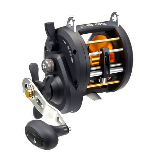 Piscifun Salis X Baitcasting Fishing Reel, Round Level Wind Trolling Reel with 6.2:1 Gear Ratio, 37Lbs Max Drag, Stainless-Steel Bearing for Inshore Saltwater Fishing