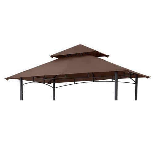 MASTERCANOPY Grill Gazebo Replacement Canopy Top for Model L-GG001PST-F (Brown)